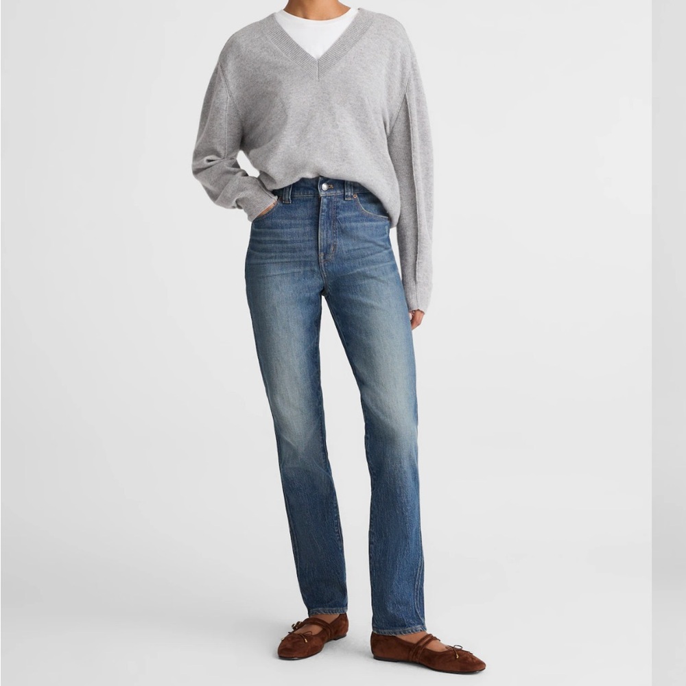 Madewell Blue Straight Leg Jeans